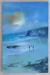 Buy Original Oil Painting William Jamison 6  X 4  Irish Ireland Beach Horse Riding • 0.99£