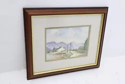 Buy Framed And Glazed Original Watercolour Signed By Artist   B Thomas    • 9.99£
