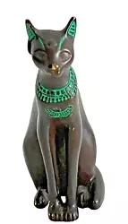 Buy Vintage Copy Of Ancient Egyptian Bastet Cat Solid Brass 200gram Made Taiwan 7cms • 62.56£
