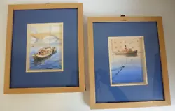 Buy Original Watercolour Framed Pair - Richard Robinson Falmouth & Harbour 34cmx29cm • 10.99£
