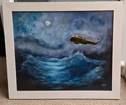 Buy Oil Painting Cornish Artist Charles Stephens,night Fishing,2011 Signed • 29£