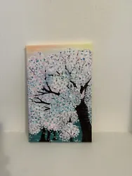 Buy Acrylic Original Painting Cherry Blossoms By XiaArt A4 On Canvas • 125£