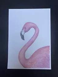 Buy Flamingo A5 Painting Print Watercolour • 2.99£