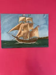 Buy Oil Painting Boat At Sea By Tom Ryan • 5£