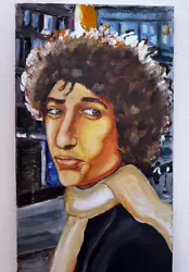 Buy 1975 Bob Dylan *ORIGINAL Portrait Painting Songwriter Classic Folk Art *SIGNED* • 1,194.98£