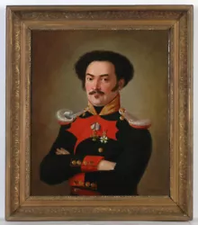 Buy Theodor Mattenheimer  Major Aloys Spraul From Bavarian 6th Chevauegers , 1825 • 4,736.56£