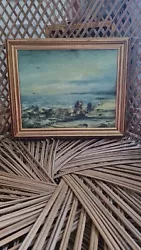 Buy Oil Painting - Northumberland Scene By F Burke 1982 • 20£