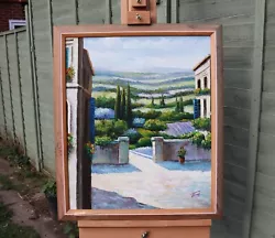 Buy   Tuscan Villa Scene  Oil Painting - Framed And Signed Tome • 29.99£
