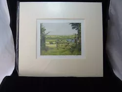 Buy Marc Farrell 'Dart Valley' Dorset Signed Mounted Print • 9£
