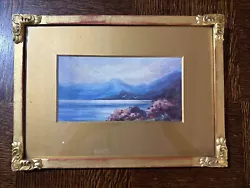 Buy Antique Original Painting  River Scene - Seascape / Mountains • 55£
