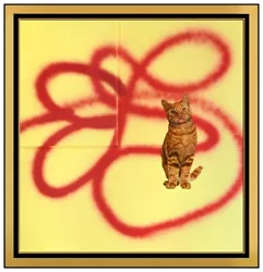 Buy Kristin Calabrese Original Oil Painting On Board Portrait Cat Signed Framed Art • 7,935.79£