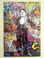 Buy Mr. Brainwash   Charlie Chaplin   Rare Authentic Lithograph Print Pop Art Poster • 1,194.98£