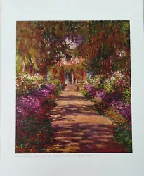 Buy Claude Monet, A Pathway In Monet's Garden 1902. Ready-To-Frame Art Prints12 X16  • 9.50£