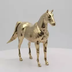 Buy Horse Gold 3D Printed  Miniature Mini Figure Figurine Gift Desk Equestrian • 10.63£