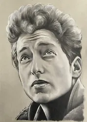 Buy Bob Dylan  Original Pencil / Pastel Drawing .Fan-ART A4 . 2023 • 79£
