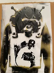 Buy Rare British Artist Banksy Original Stencil And Spray Paint • 3,052£