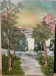 Buy Oil Painting 50x70 Cm, Waterfall Dream By Art Bob Ross • 135.14£