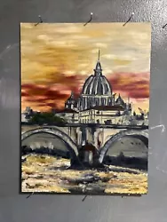 Buy City View  In Oil Paint 12x16 In • 10£