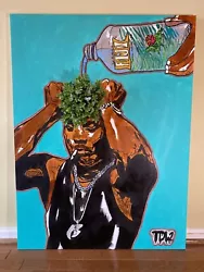 Buy “Refresh” Domo Painting Pop Art Alec Monopoly Mr Brainwash Kaws Basquiat • 240.12£