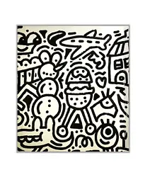 Buy Mr Doodle Original Painting SECTION FROM ROY’S PEOPLE FAIR Banksy STIK KAWS • 7,966.54£