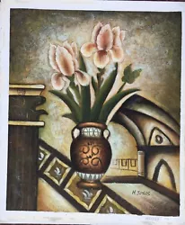 Buy Vase Flowers ART OIL PAINTING 20x24  • 19.99£