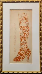 Buy Andy Warhol- Leg & Shoe  A Stocking Full Of Good Wishes  1956 Lithograph • 8,316.50£