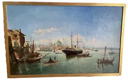 Buy Antique Orientalist Painting By Fritz Carpentero” View On Bosporus “ • 27,627.58£