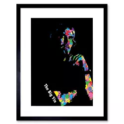 Buy Painting Billy Connolly Abstract Splatter Framed Wall Art Print 12X16 In • 24.99£