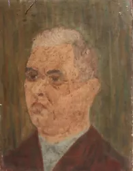 Buy Antique Impressionist Man Portrait Oil Painting • 156.35£