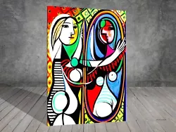 Buy Pablo Picasso Girl Before A Mirror CUBISM CANVAS PAINTING ART PRINT  489 • 13.69£