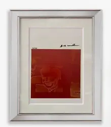 Buy Andy Warhol Hand Signed Original Lithograph Print Certificate $3,500 Appraisal• • 1,183.57£