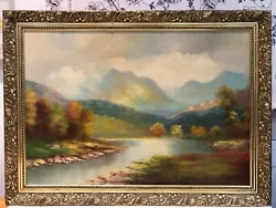 Buy Delightful Early 20th C Scottish Loch/Landscape Oil Painting - Signed & Framed • 122.30£