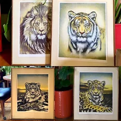 Buy Vintage 1977 Katon “Exotic Cats Of The World” Limited Edition, Signed Serigraphs • 1,968.74£