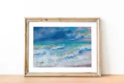 Buy Pierre Auguste Renoir Art Print Sea Scape Wall Art Beach Calm Water Poster Paint • 3.49£