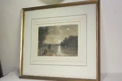 Buy Fine Art J Smith Watercolour Painting Clifton Wood On The Trent • 60£