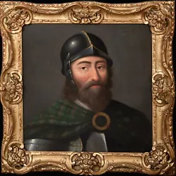 Buy Large 17th Century Portrait Of Scottish Knight William Wallace (1270-1305) • 8,500£