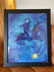 Buy Abstract Painting Wall Print Wall Art Marc Chagall Famous Artwork Ebony Horse • 18£