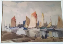 Buy Frank Sherwin “In Harbour “ 20th Century Painting Print -rare. • 44£