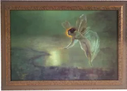 Buy  Spirit Of The Night Canvas Transfer Custom Framed John Atkinson Grimshaw  • 227.50£