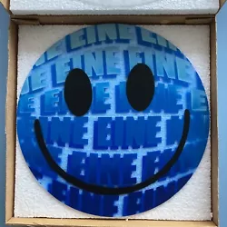 Buy Ben Eine Original Smiley Sprayed On Acrylic. Like Banksy, Invader. Sold Out Rare • 495£