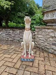 Buy Vintage Greyhound Dog Sculpture Life Size Art Deco Venetian  • 950£