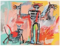Buy Jean Michel Basquiat Untitled  Art Painting Print Canvas 12x16 Poster • 15.17£