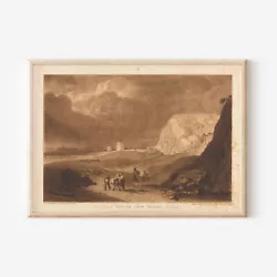 Buy J. M. W. William Turner - Martello Towers Bexhill Sussex (1811) Poster, Painting • 73.50£