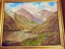 Buy Oil Painting Highlands Landscape J Hamilton - George (2 Of 2 Lot A) • 240£