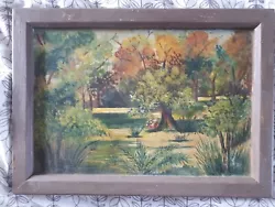 Buy Vintage Oil On Board Painting Landscape - Art • 34.99£
