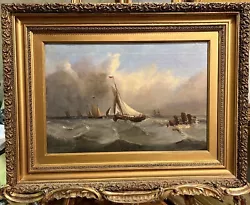Buy LARGE OLD MASTER MANNER Of JOSEPH MALLORD WILLIAM TURNER OIL PAINTING GOLD FRAME • 1,195£