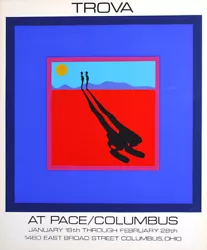 Buy TROVA: Falling Man - (PACE Poster / Color Lithograph, 70s) • 7.71£