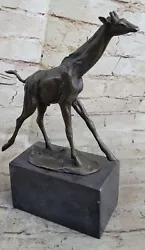 Buy Hot Cast Bronze Giraffe Sculpture Figurine European Made By Lost Wax Method Deal • 107.63£