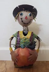 Buy VTG-HALLOWEEN Scarecrow Boy Autum Garden Decor Metal Tin Sculpture 12 -No Legs • 20.73£