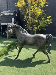 Buy Katlot Trotting Thoroughbred Horse Cast Bronze Garden Statue • 2,500£